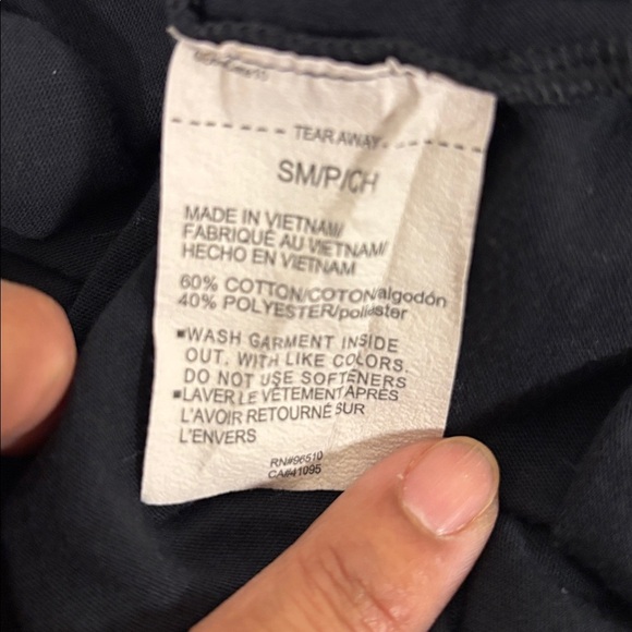 Under Armour Black Tee with Bold Orange Text Men’s Size Small - Picture 6 of 6